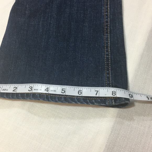 Express Womens Denim Jeans Boot Cut Size 2 Regular - Picture 7 of 8